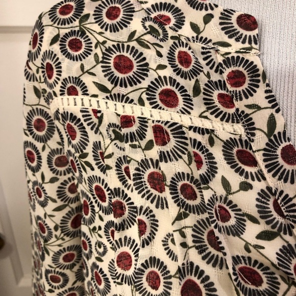 NWT Treeka split neck blouse M Stichfix - Picture 4 of 10